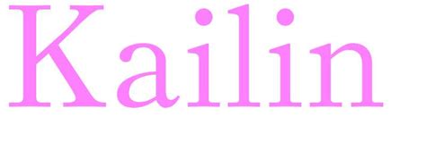 Kailin | Name for Girls | UK Baby Names