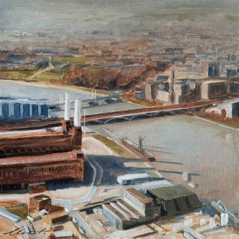 Above The Thames Painting By Johnny Morant Saatchi Art