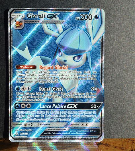 carte Pokémon Givrali GX 141 156 1 SL05 Ultra Prisme NEUF FR eBay