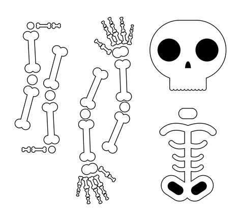 Halloween Skeleton Patterns 15 Free PDF Printables Printablee