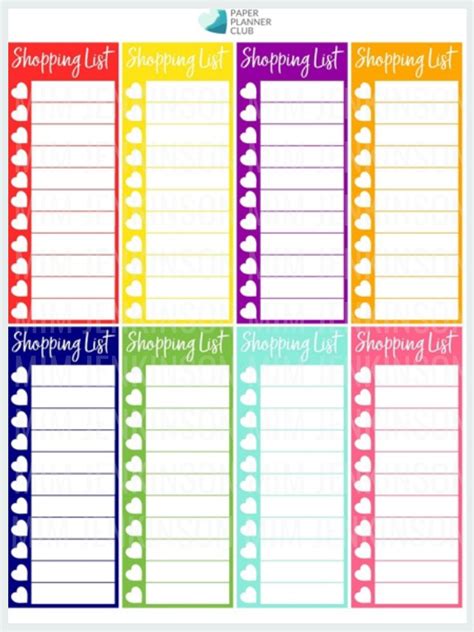 Ultimate FREE Printable Planner Stickers PDF List