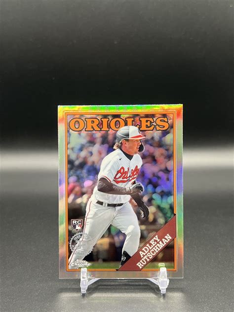 2023 Topps Chrome Update Adley Rutschman RC 1988 Topps Refractor 88CU