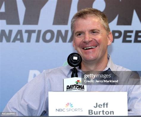 Jeff Burton Is Introduced As Nbc Announcer During Nascar Preseason