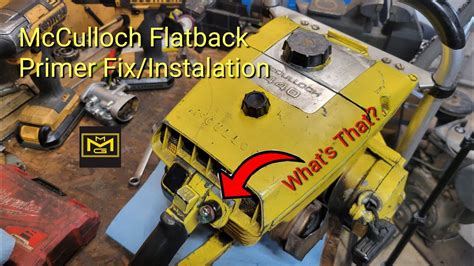 McCulloch Flatback Primer Fix Installation YouTube