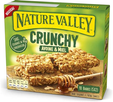 Nature Valley Barres De C R Ales Crunchy Avoine Miel Barres