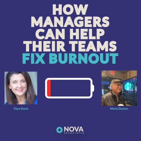 How Managers Can Help Their Teams Fix Burnout Mario Denton Mental