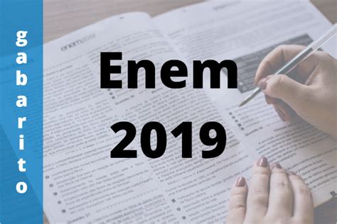 Enem 2019 Resultado Geral gabaritos oficiais estão disponíveis A