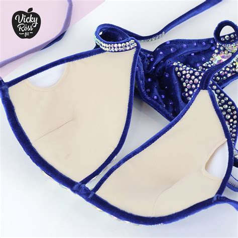 Royal Blue Designer Bikini Vicky Ross Signature Collection Vicky Ross Fit