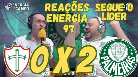 REAÇÕES ENERGIA 97 NA VITÓRIA DO PALMEIRAS DIANTE DA PORTUGUESA