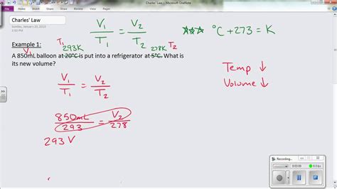 How To Solve For T2 In Charles Law