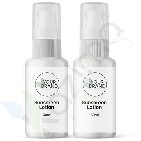 Sunscreen Lotion With SPF 50 - Pure & Natural Essential Oil & Cosmetics ...