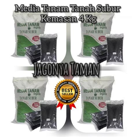 PROMO Media Tanam Tanah Subur Kemasan 4 KG Pupuk Organik Murah