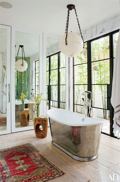 22 Luxury Bathrooms In Celebrity Homes Photos Architectural Digest