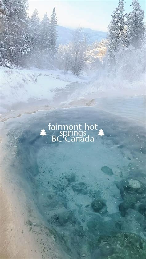 Canadian winter wonderland in fairmont hot springs – Artofit