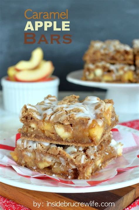 Caramel Apple Bars These Easy Cake Mix Bars Are Full Of Caramel And Apple And Are Amazing With