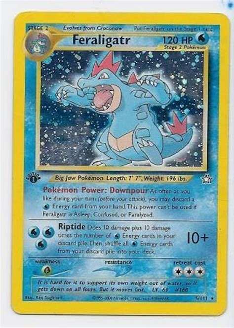 Pokemon Neo Genesis 1st Edition Single Feraligatr 5111 Da Card World