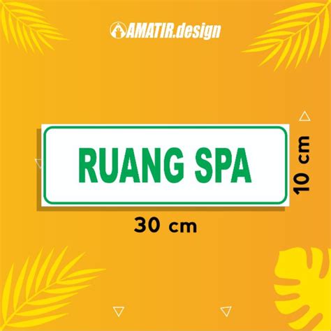 Jual STIKER KLINIK KECANTIKAN STIKER RUANG FACIAL STIKER RUANG SPA