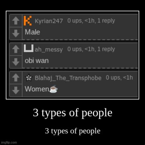 3 Types Of People Imgflip