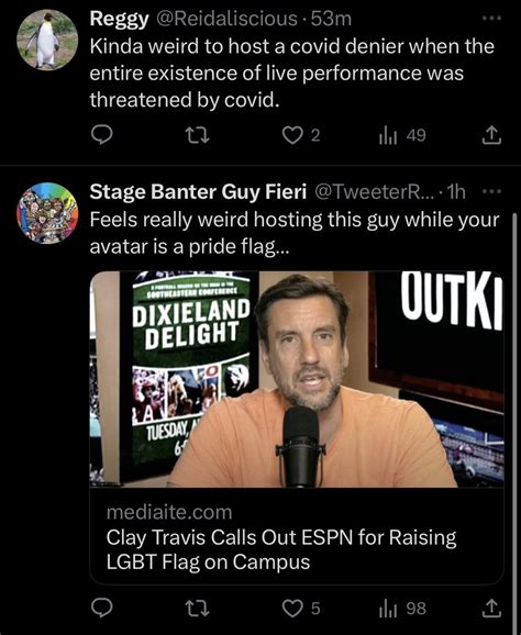 Exposing Clay Travis On Twitter PabstTheaterGRP Rightfully