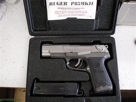 Gunlistings.org - Pistols Ruger P85, 9mm Stainless- Like New