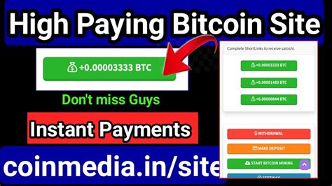 Free Bitcoin Faucet Site High Paying BTC Faucet Claim 1000 Satoshi