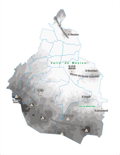 Topograf A De La Ciudad De M Xico Gifex