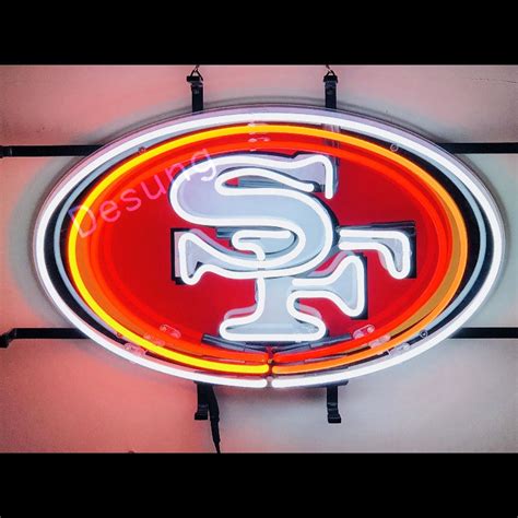 New San Francisco 49ers Light Neon Sign With Hd Vivid Printing Technol