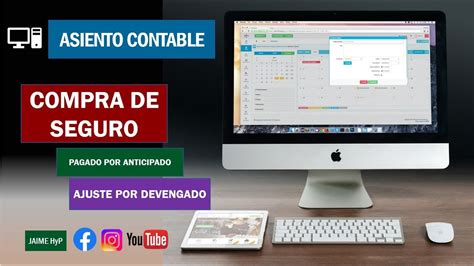 Asiento Contable Compra Y Devengado De Seguros Contratados Por