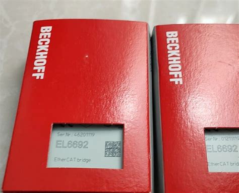 Beckhoff El Ethercat Bridge Terminals El In Box Fedex Dhl