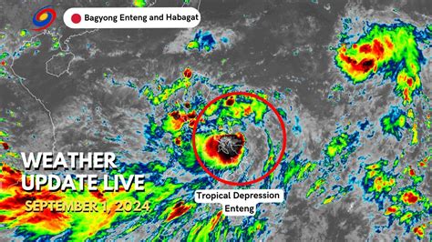 Weather Update Live September Bagyong Enteng Tropical