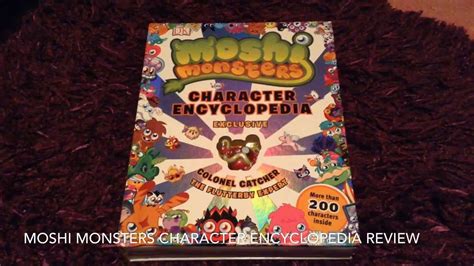 Moshi Monsters Character Encyclopedia Review Youtube