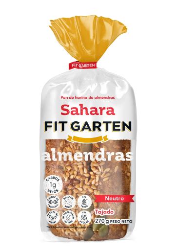 PAN SAHARA TAJADO NEUTRO X 270g FIT GARTEN Saludable Tentación