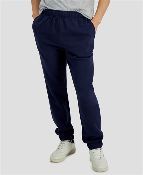 35 Id Ideology Mens Blue Solid Fleece Performance Sweatpants Jogger Size Xl Ebay