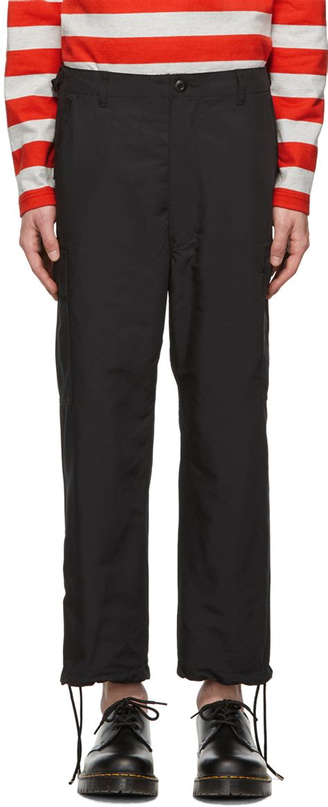 Junya Watanabe Black Weather Cargo Pants Ssense