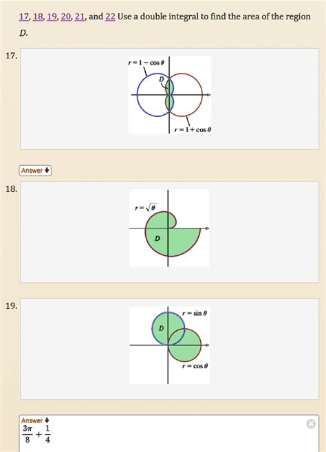 Solved Texts And Use A Double Integral To