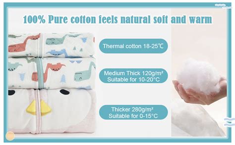 Amazon Happy Cherry Baby Infant Winter Thicken Cotton Sleeping