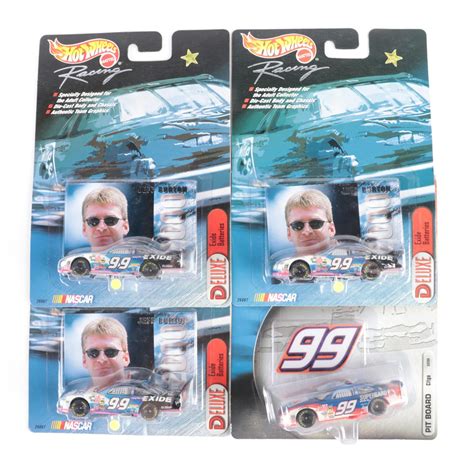 Hot Wheels NASCAR 1:64 Diecast Stock Cars Including Jeff Burton | EBTH