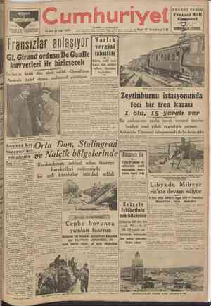 Cumhuriyet 27 Aralık 1942 Gaste Arşivi