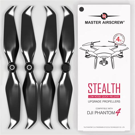 Dji Phantom Stealth Propellers Red Master Airscrew