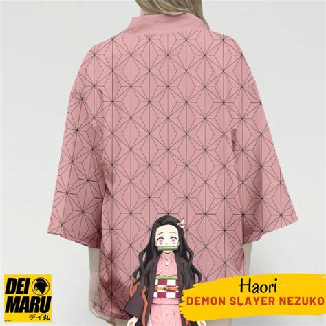 Jual Kostum Jepang Japan Kimono Cosplay Demon Slayer Ct Haori Nezuko