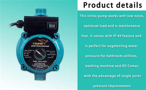 V Guard Vcb F Automatic Water Pressure Pump Suitable For Hot Water