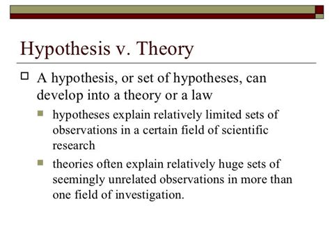 Fact Theory Hypothesis 1