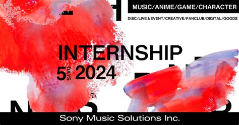 Sony Music™ Internship 2024