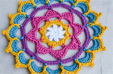 Crochet Mandala Free Pattern Check The Link Below To See More Details