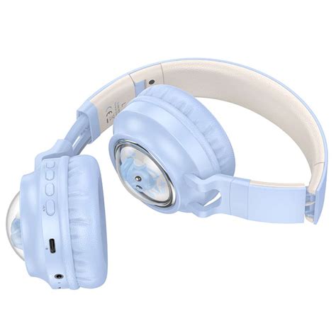 HOCO. Wireless Headphone W50 (BT v5.3) Supports AUX Mode and TF Card ...