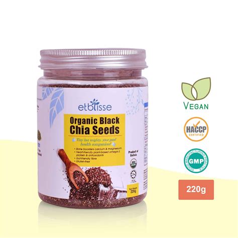 Etblisse Etblisse Organic Chia Seed Plant Based Omega 3 NTUC FairPrice