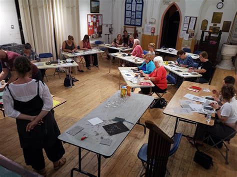 Lino Print Workshop And A Big Bike
