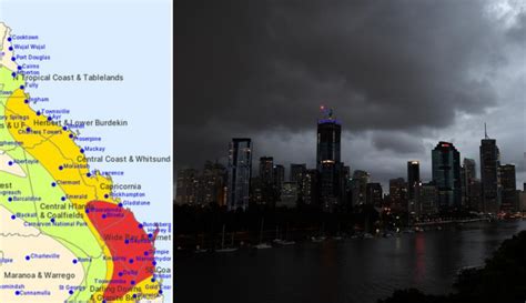 Brisbane Bom Weather Forecast Sees Severe Storm Warnings Issued For