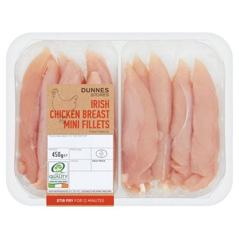 Dunnes Stores Irish Chicken Breast Mini Fillets 450g Dunnes Stores