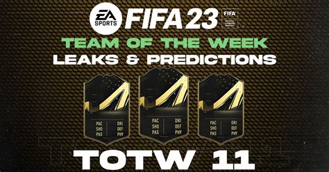 Fifa 23 Totw 11 Leaks And Predictions With Man United And Tottenham